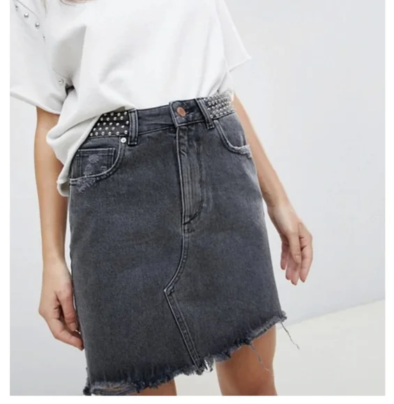 DL1961 Georgia Denim Skirt - Picture 1 of 13
